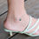 Thumbnail: Personalized Initial Anklet with Birthstone