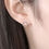 Thumbnail: Loop Cubic Zirconia Earrings