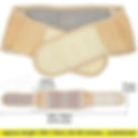 Thumbnail: Back heat belt waist support belt magnetic waist belt heat pads for back pain
