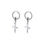 Thumbnail: Dangle Cross Earrings