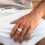 Thumbnail: Block Letters Custom Name Ring For Men