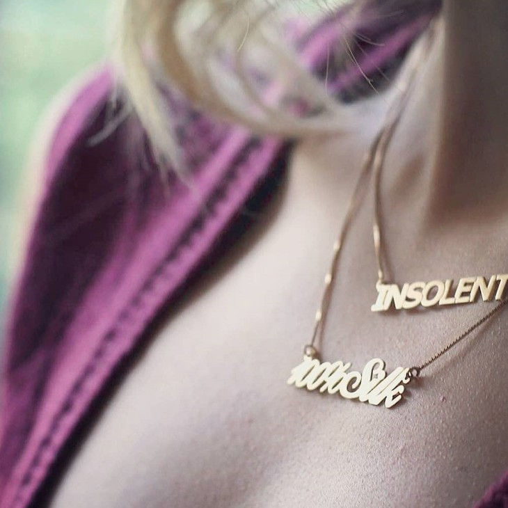 Thumbnail: Capital Letters Name Necklace