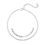 Thumbnail: Dainty Name Anklet In Sterling Silver