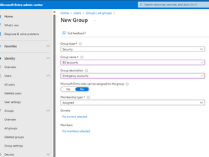 Break glass accounts - best practices