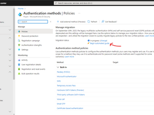 Automate your MFA and SSPR methods migration with new migration guide in Entra ID
