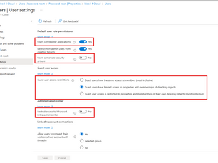 Default tenant settings you might not know about part 1