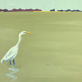 Hunting Great Egret, Maumee Bay