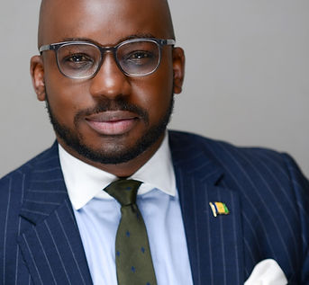 Close up shot of Mikhail Charles