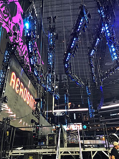 Media West Aerosmith Custom Stage Design live event production