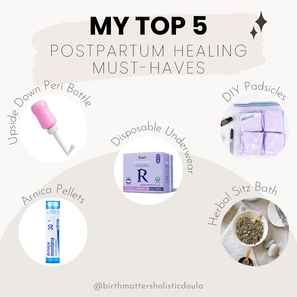 postpartum doula healing essentials