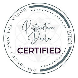 DTC Postpartum Doula Certified