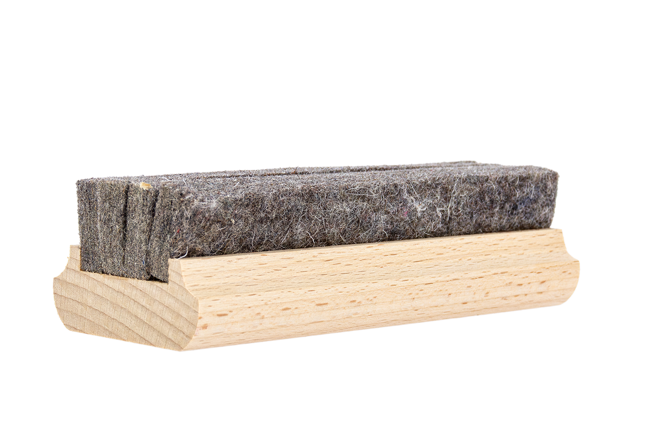 Grande brosse à Tableau en bois (4 feutres)