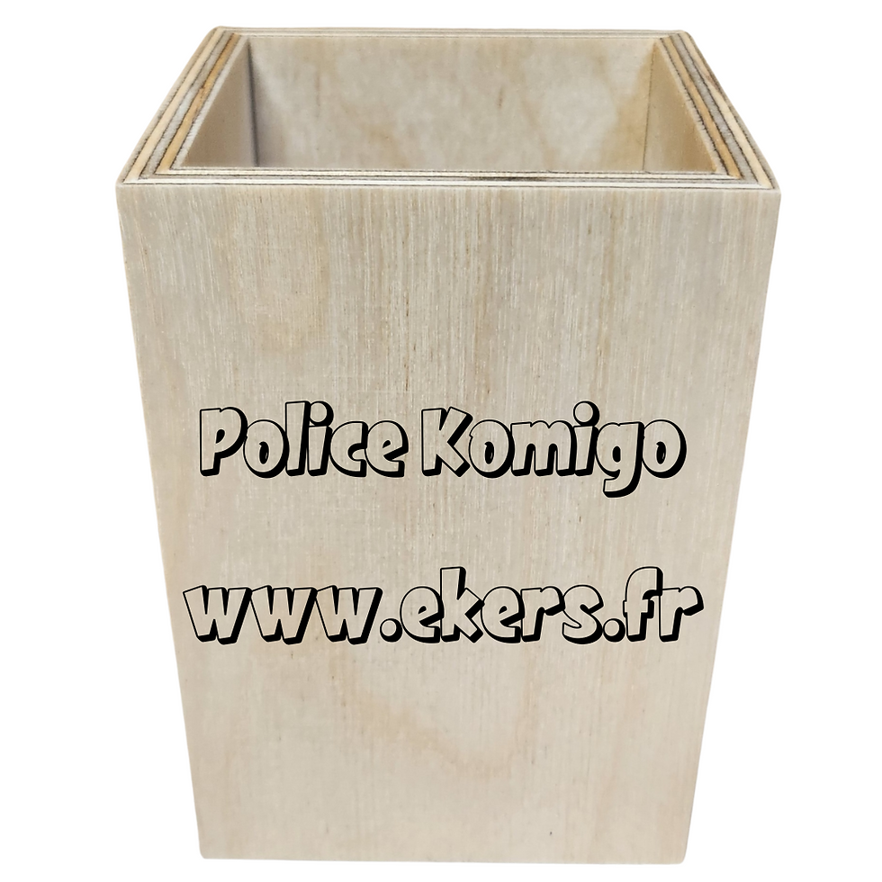 Miniature : "Le Pot à crayons de" à personnaliser