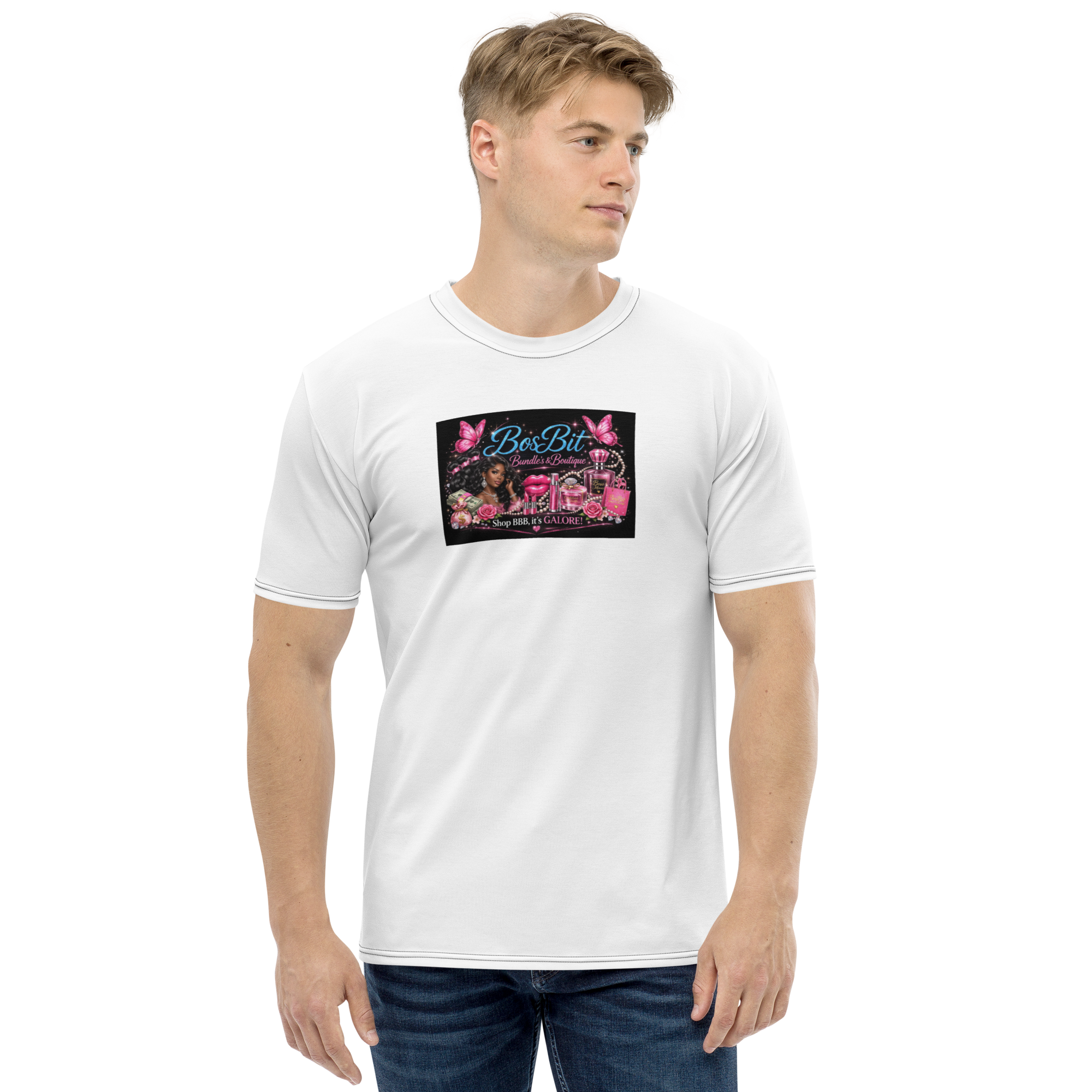 All-Over Print Men's Crew Neck T-Shirt