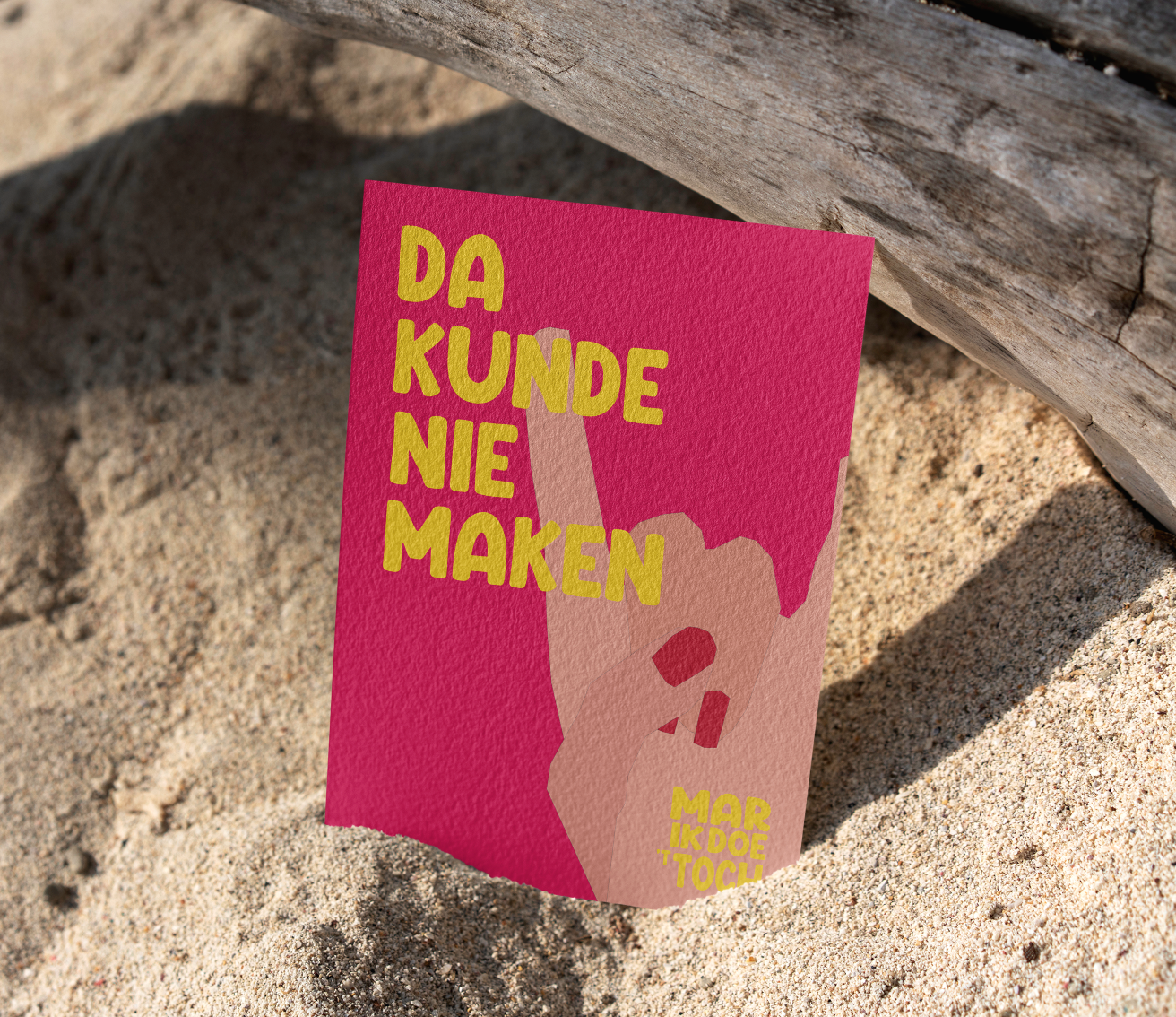 Da kunde nie maken. mar ik doe 't toch.