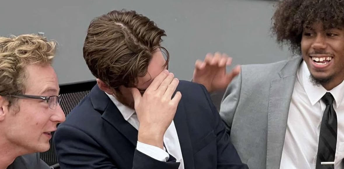 AMA members at chapter meeting