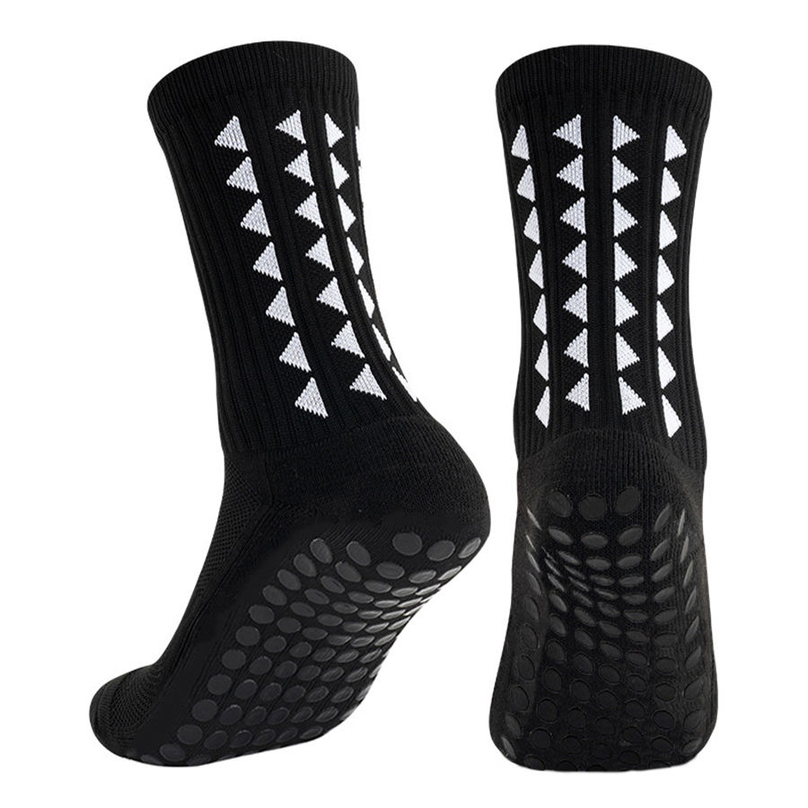 Thumbnail: 6 Pairs Men Women Football Grip Socks