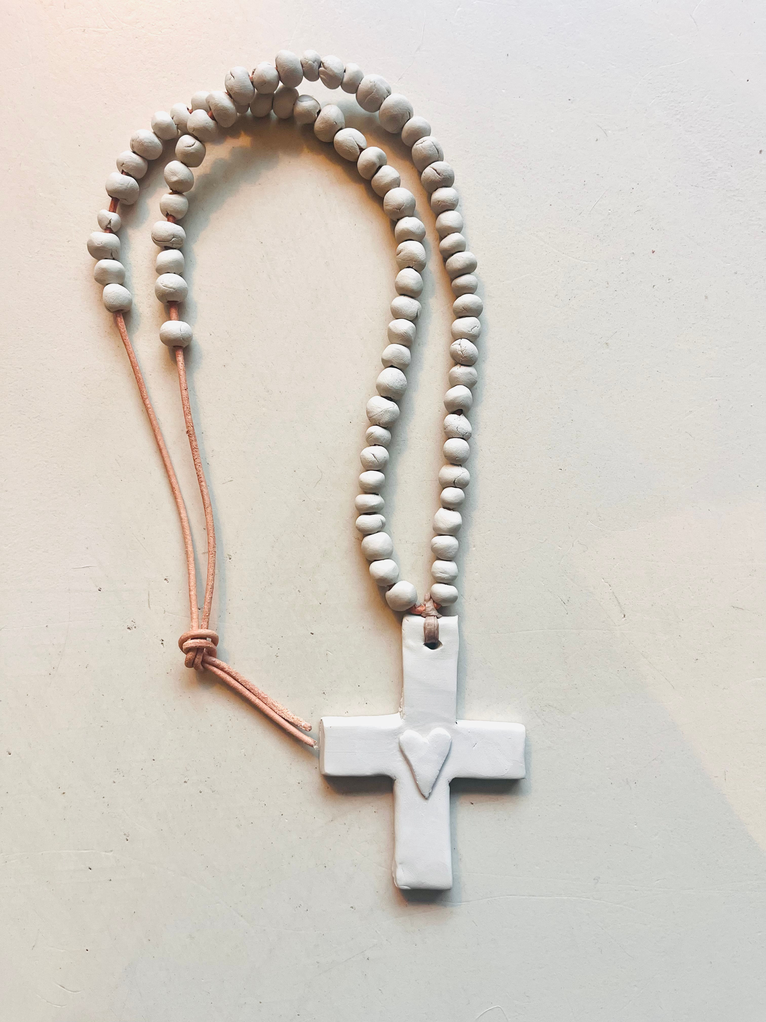 COLLIER CROIX AU COEUR