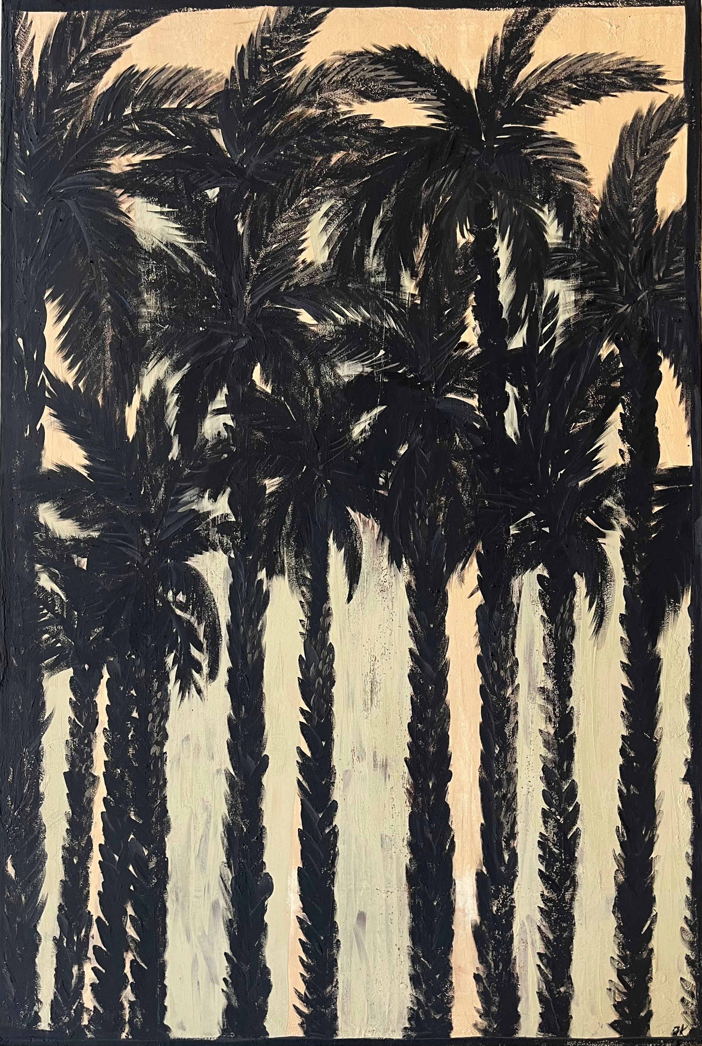 LE TABLEAU PALMIER NOIR - L’Heure Bleue