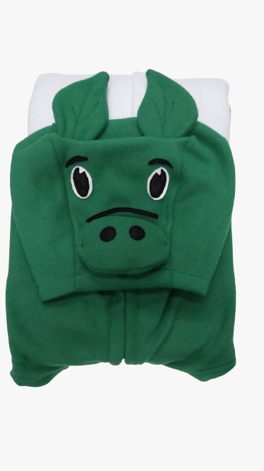 Miniatura: FANTASIA PIJAMA KIGURUM SOFT PORCO VERDE ESCURO - ADULTO