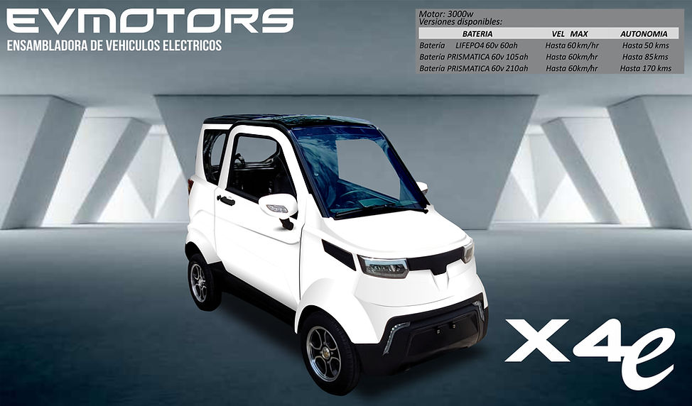 MOTOCICLETA ELÉCTRICA X4E