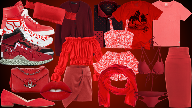 Lucky Color RED - Chinese New Year: Horse (1954, 1966, 1978, 1990, 2002, 2014, 2026...)