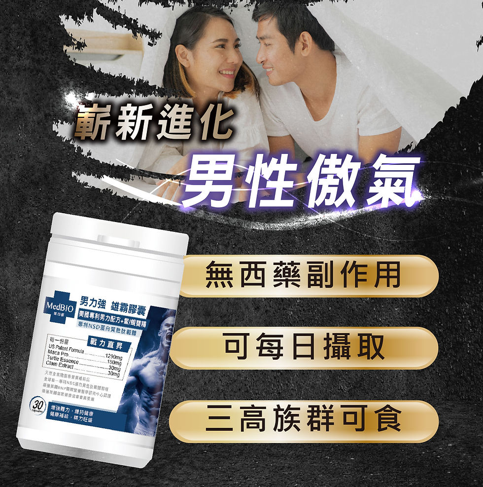 縮圖：MedBIO美百優®️ 男力強雄霸膠囊30入∣戰力提升∣