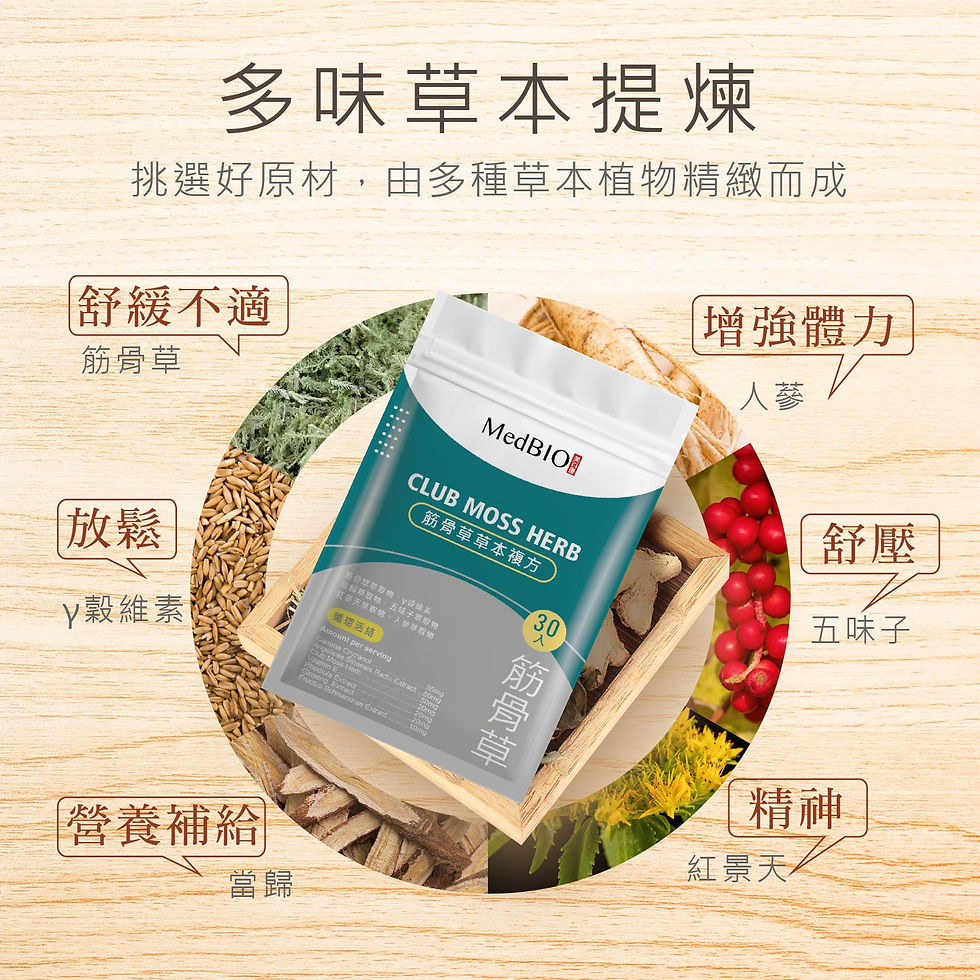 縮圖：MedBIO美百優®️筋骨草草本複方 膠囊 30入∣舒活伸展∣