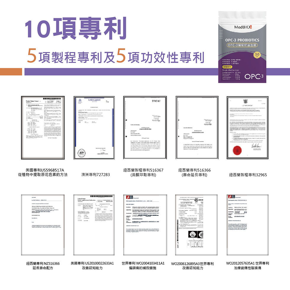 縮圖：MedBIO美百優®️opc-3葡萄籽益生菌膠囊 30入∣敏弱調節∣