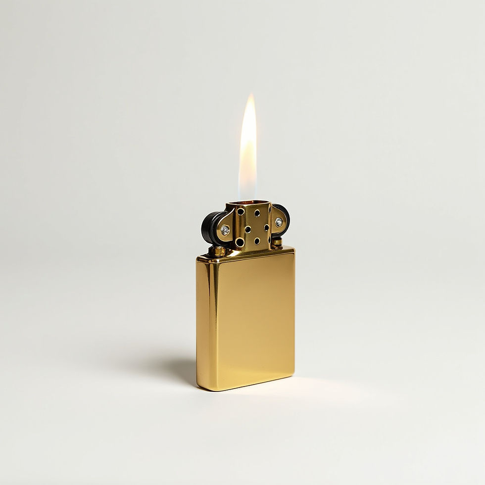 Antique Brass Lighter