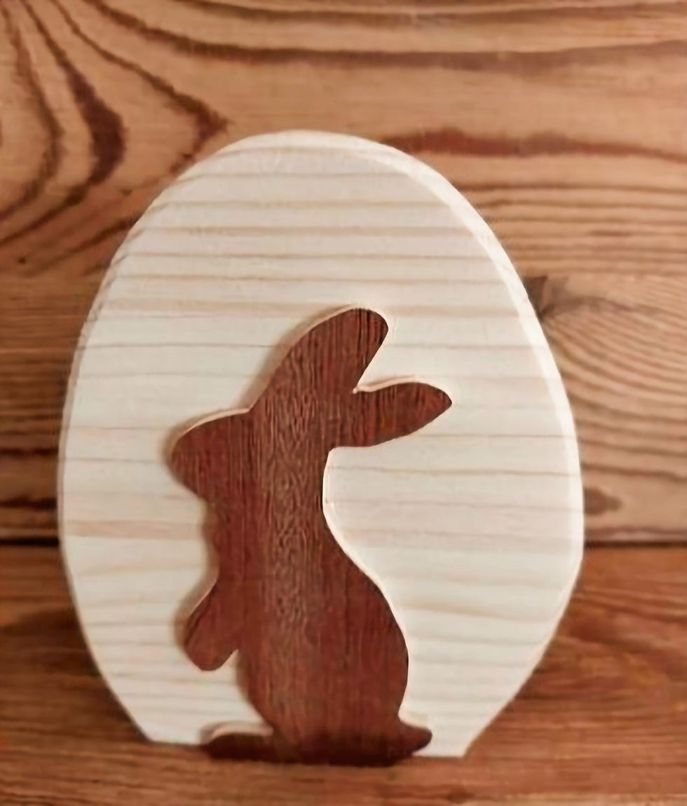 Miniatura: Coniglietto in pino