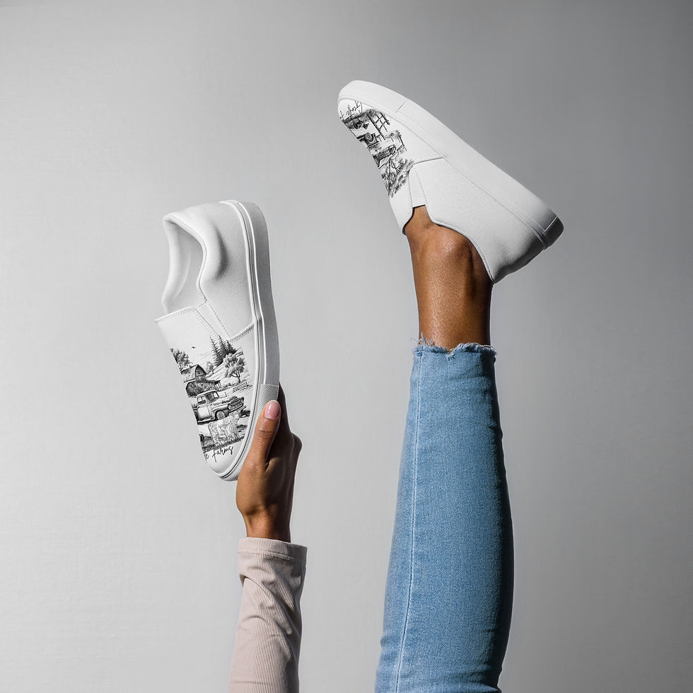 Thumbnail: Women’s slip-on farm canvas shoes