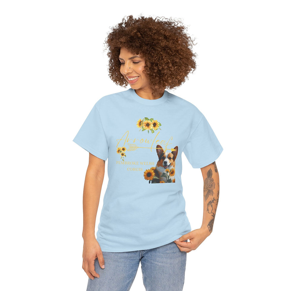 Thumbnail: Arrowleaf Pembroke Welsh Corgis Unisex Heavy Cotton Tee! Breeder T-Shirt