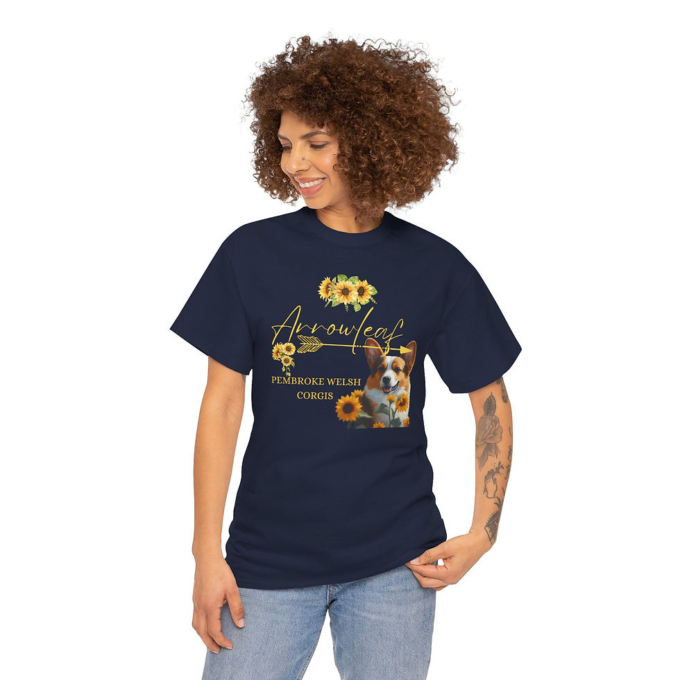 Thumbnail: Arrowleaf Pembroke Welsh Corgis Unisex Heavy Cotton Tee! Breeder T-Shirt