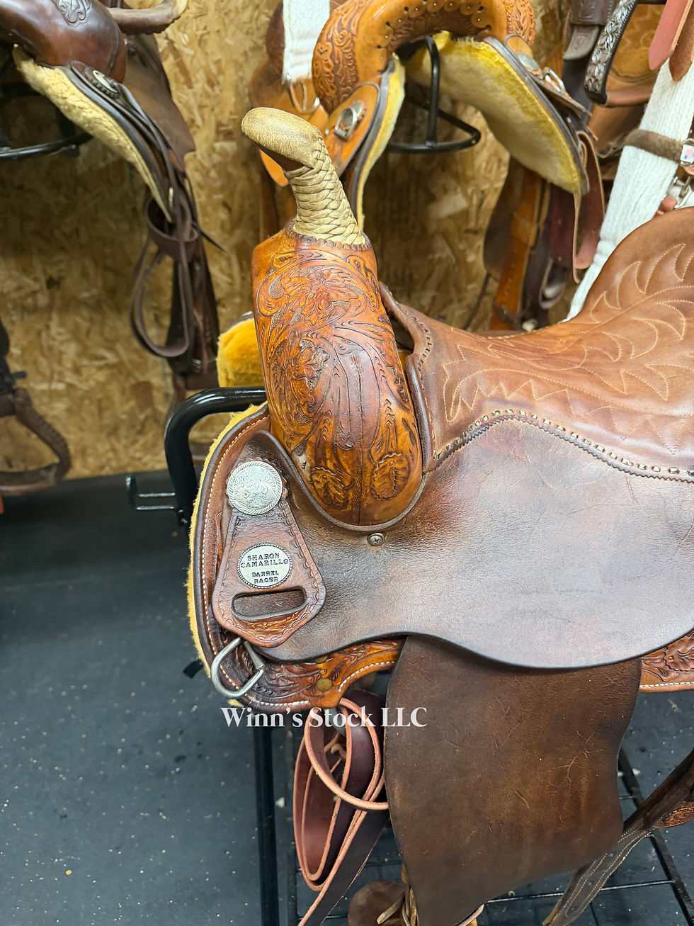 Thumbnail: 14" Sharon Camarillo - Barrel saddle 