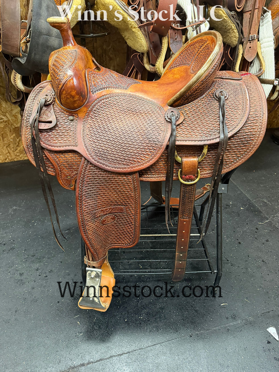 Thumbnail: 15.5" Billy Cook - High Country Rancher saddle