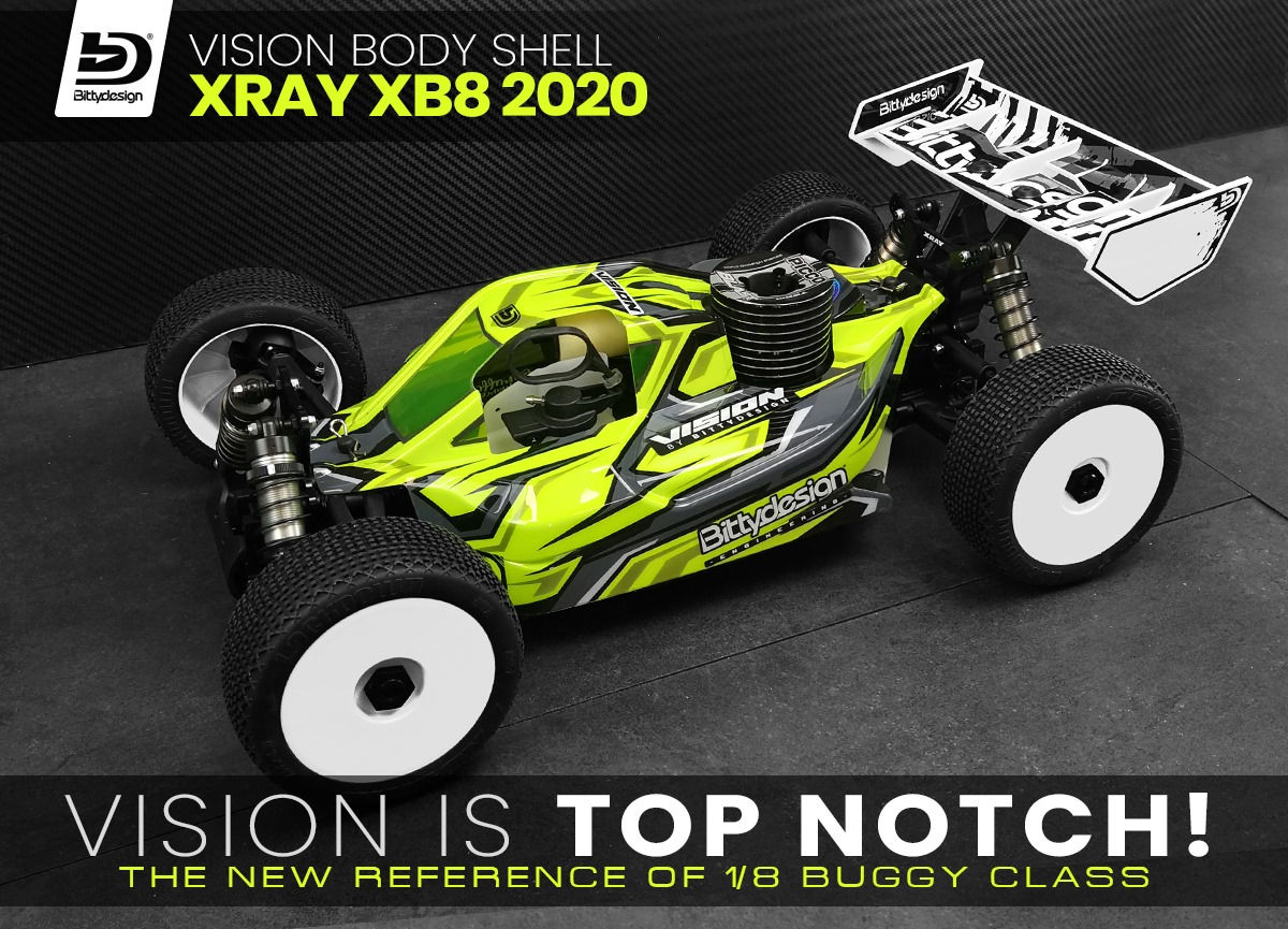 Carrosserie Bittydesign Vision Xray XB8 thermique
