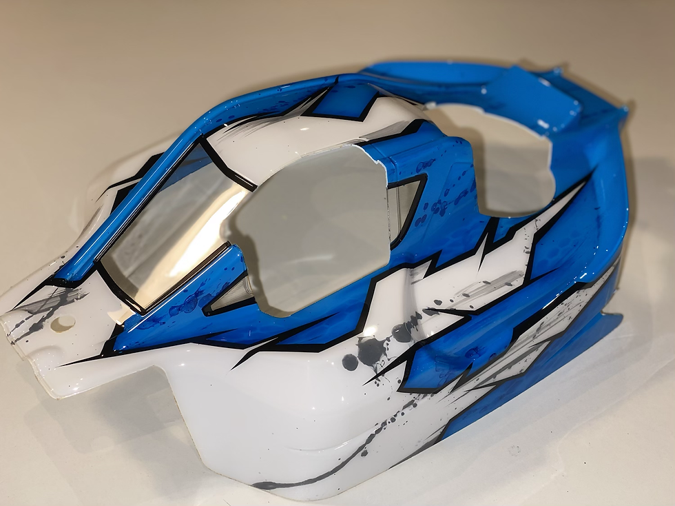 Miniature : Carrosserie prepaint Bittydesign vision Sworkz/Mugen Thermique