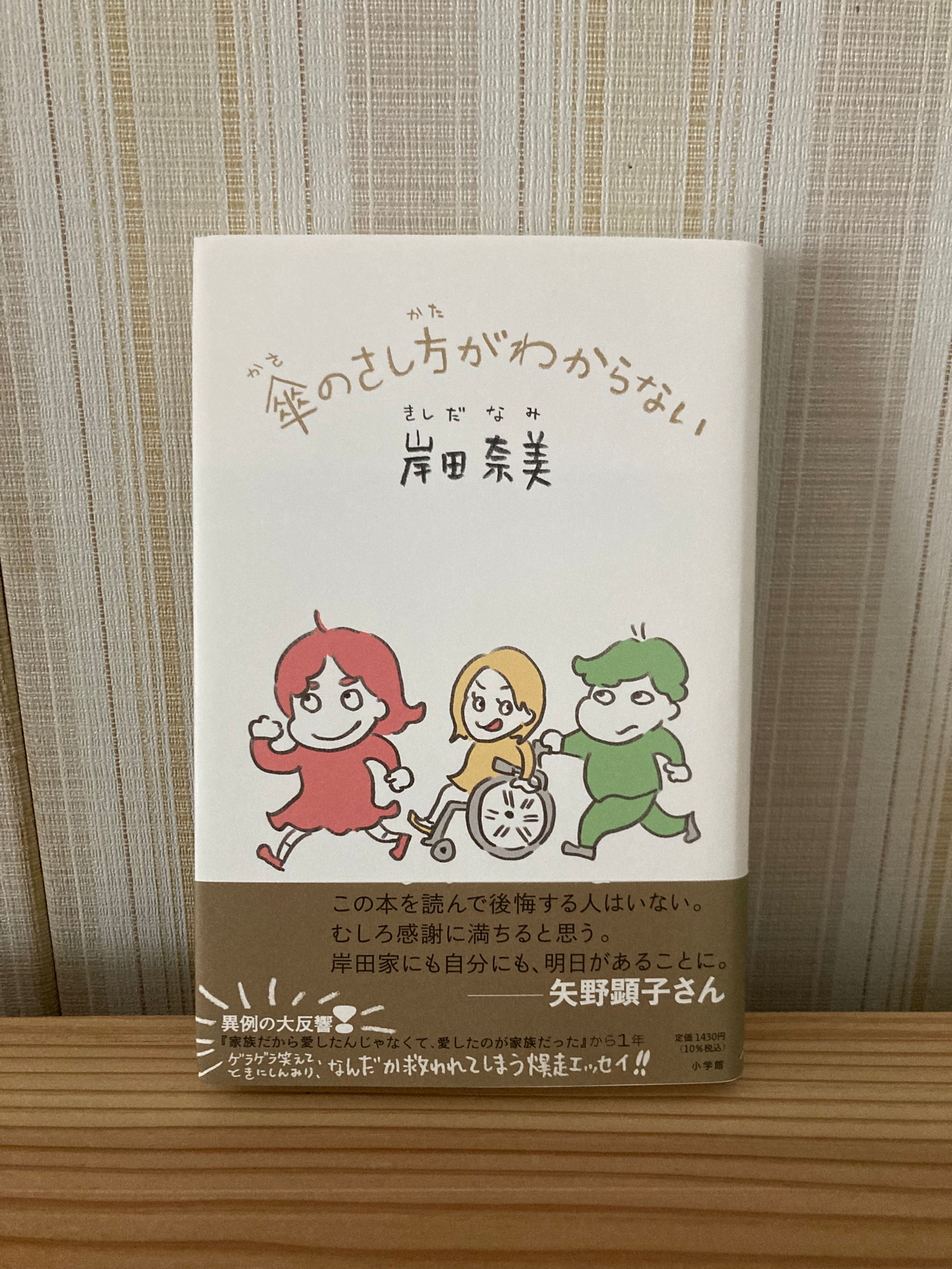 傘のさし方がわからない　岸田奈美