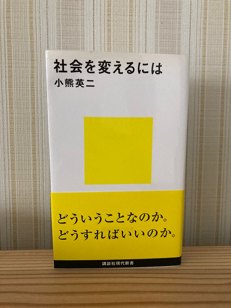社会を変えるには　小熊英二