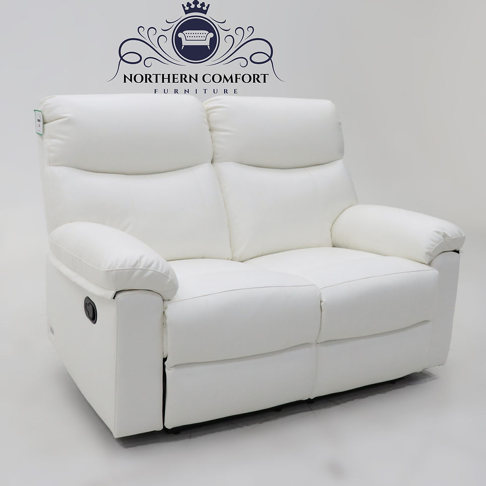 Thumbnail: Cooper Recliner Sofa – White Air Leather