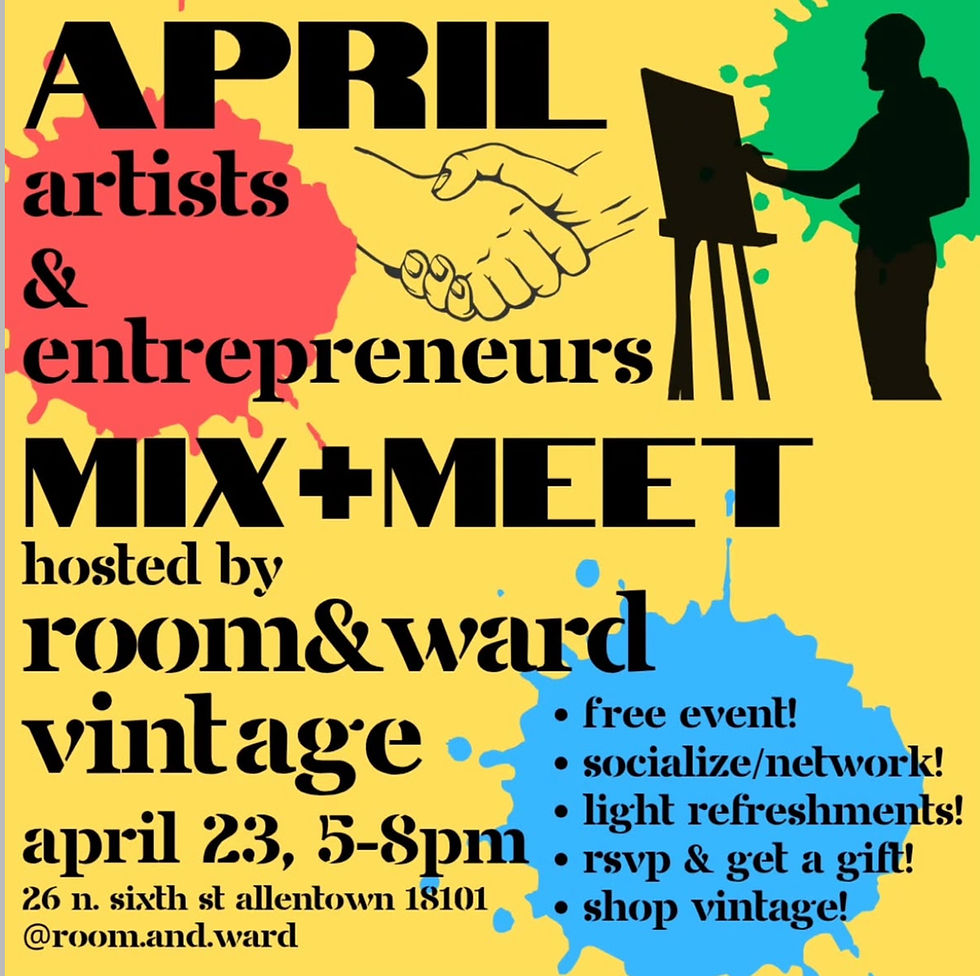 Artists & Entrepreneurs Mix + Meet