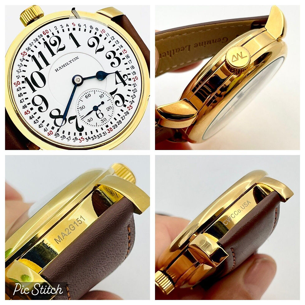 Thumbnail: SERVICED 1939 Hamilton 992E 16S 21J Salesman Marriage Pocket Watch ACCURATE