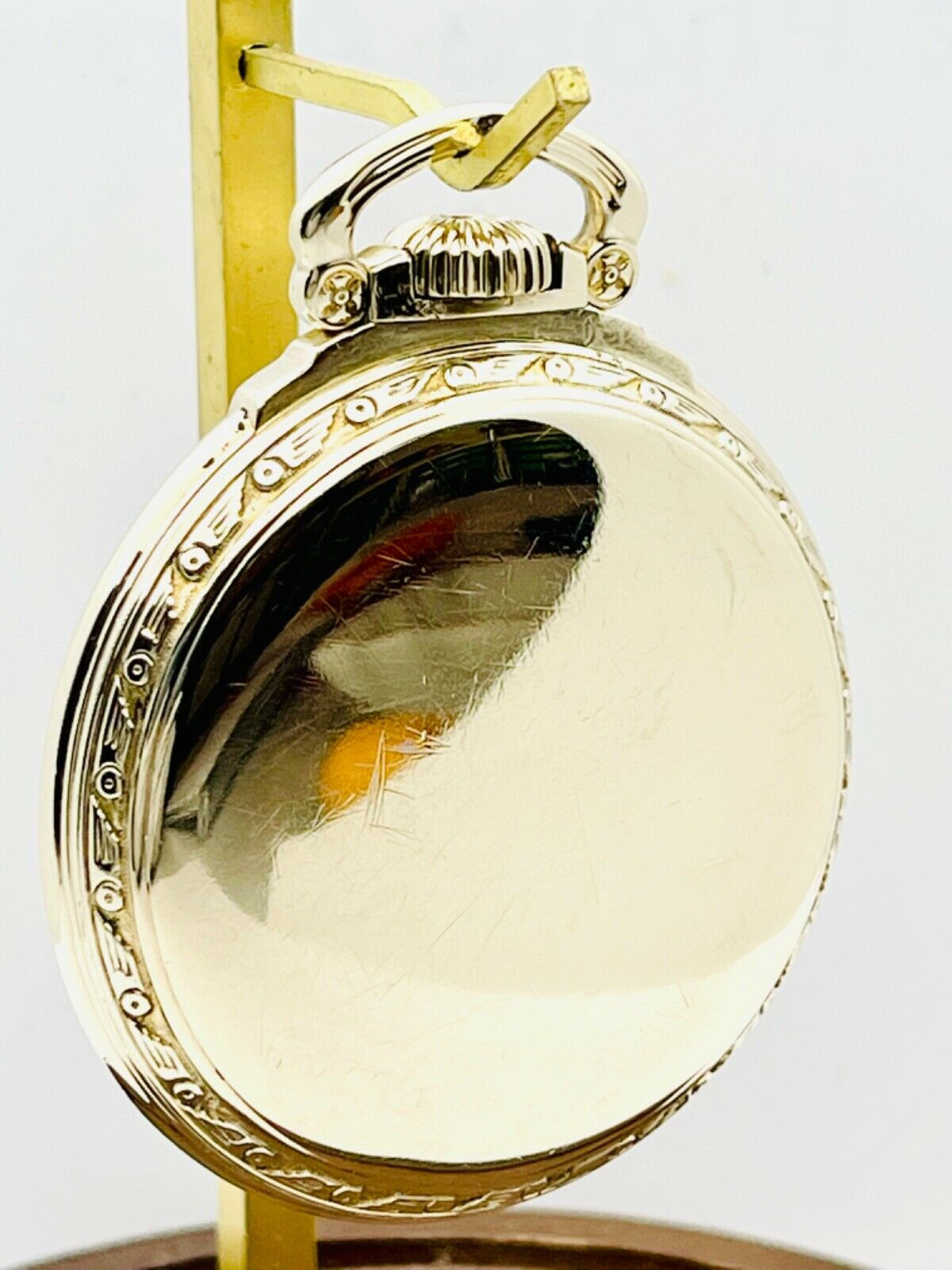 Stunning MINT 16S Hamilton Model 11 10K Gold Filled Railroad POCKET WATCH CAS