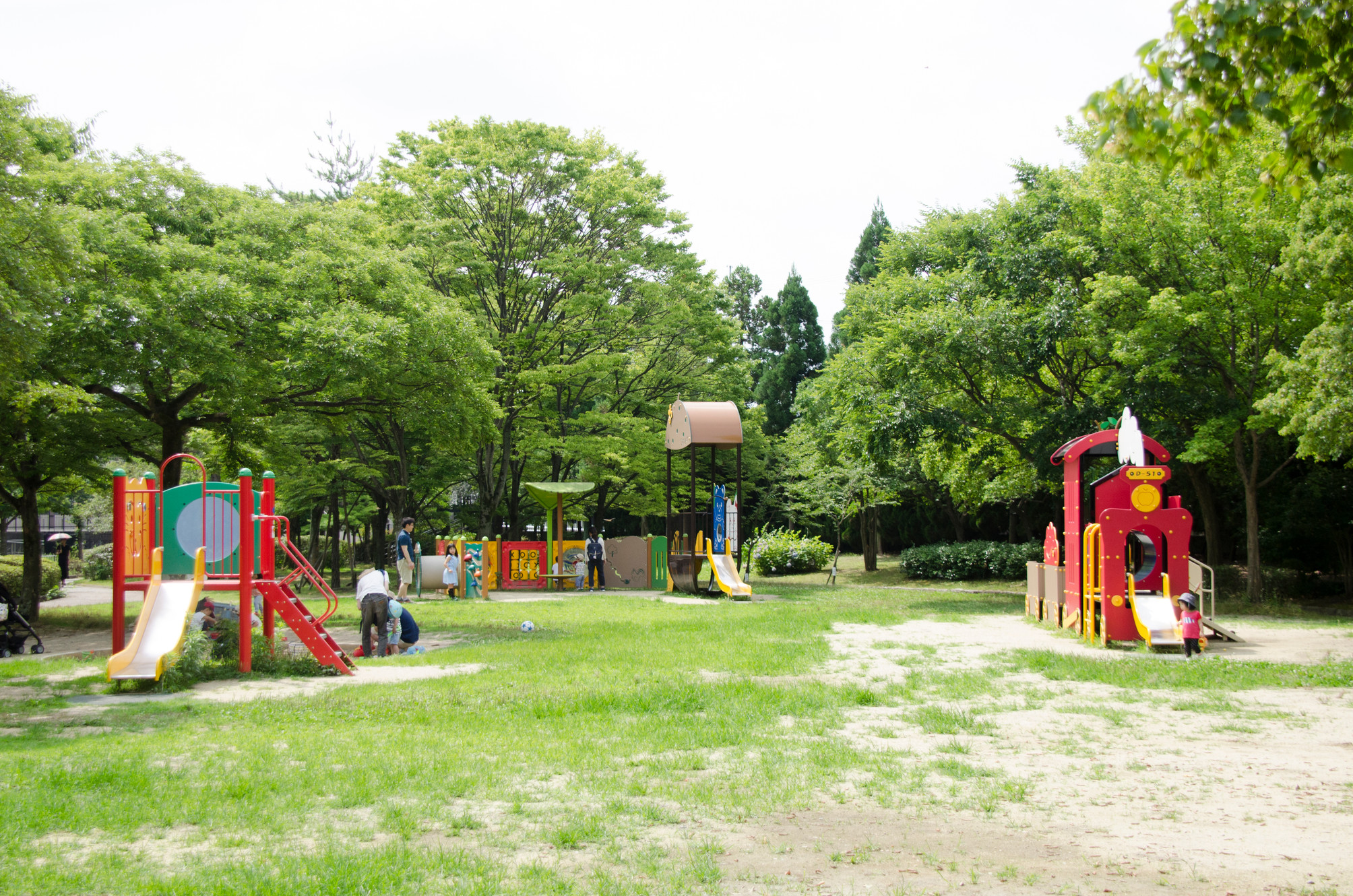 Kyotanabe-mama新しい遊具で遊べる公園! 市民の森(大阪府 ・ 枚方市 くずは)