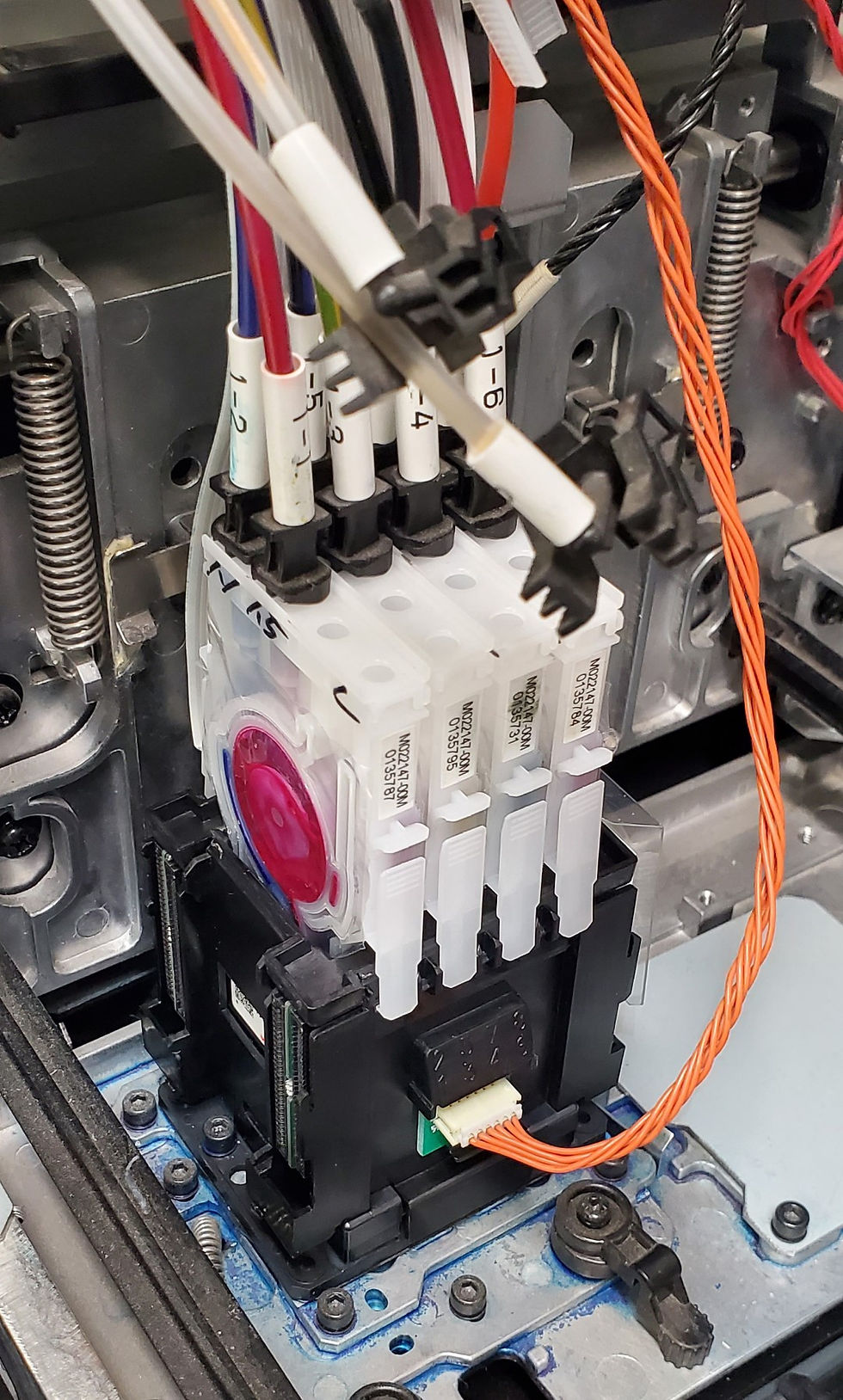New Installed Print Head