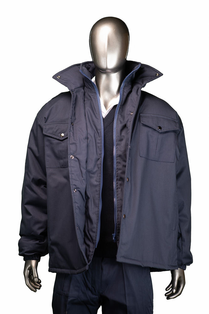 Thumbnail: Jacket - Double collar - Hip lenth