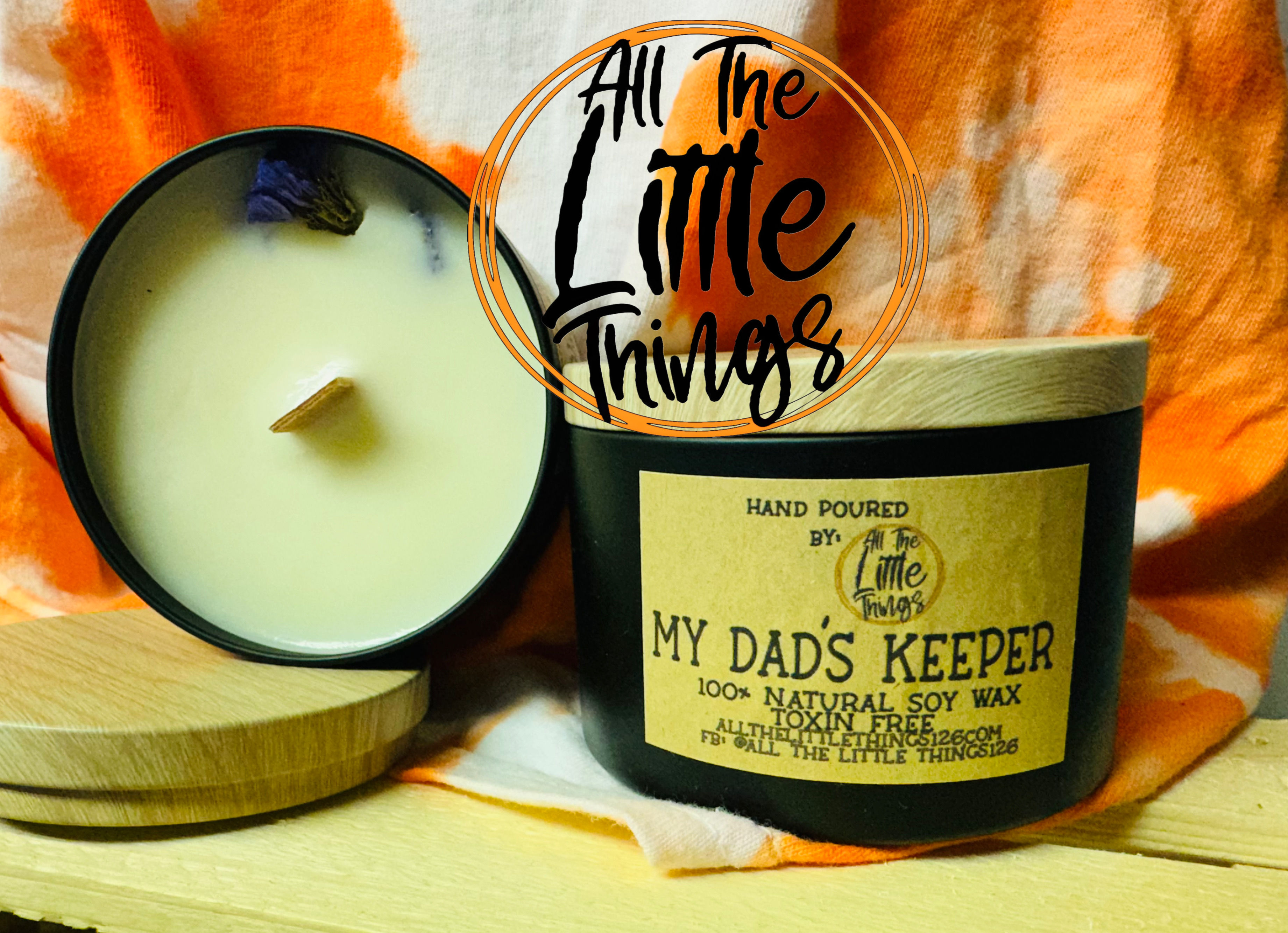 My dads keeper (lavendar vanilla) candle
