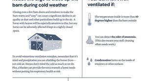 Barn Ventilation Infographic