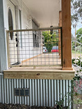 New porch construction by Cole Construction Co.